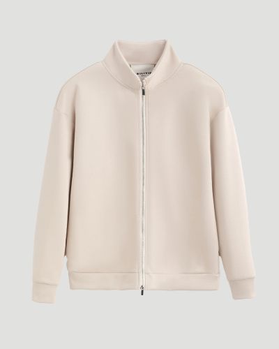 Beige Herren Sweatjacke