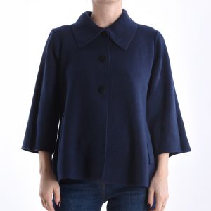 Cardigan mit Kragen und 3/4-Ärmeln