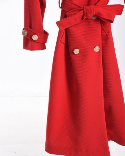 Trenchcoat mit Gürtel und Doppelknopfleiste