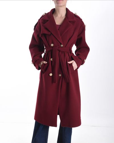 Trenchcoat mit Gürtel und Doppelknopfleiste