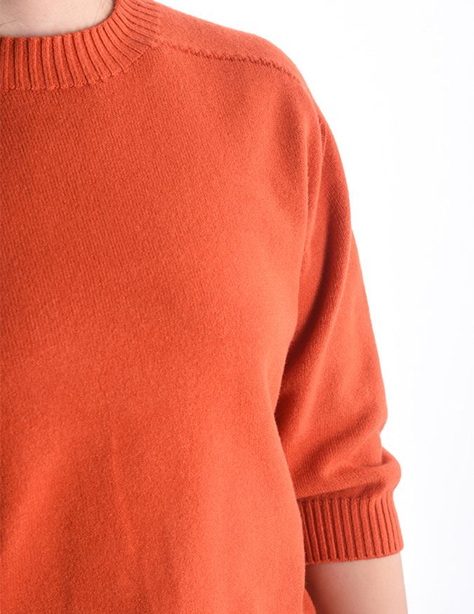 Pullover mit Rundhalsausschnitt und 3/4-Ärmeln